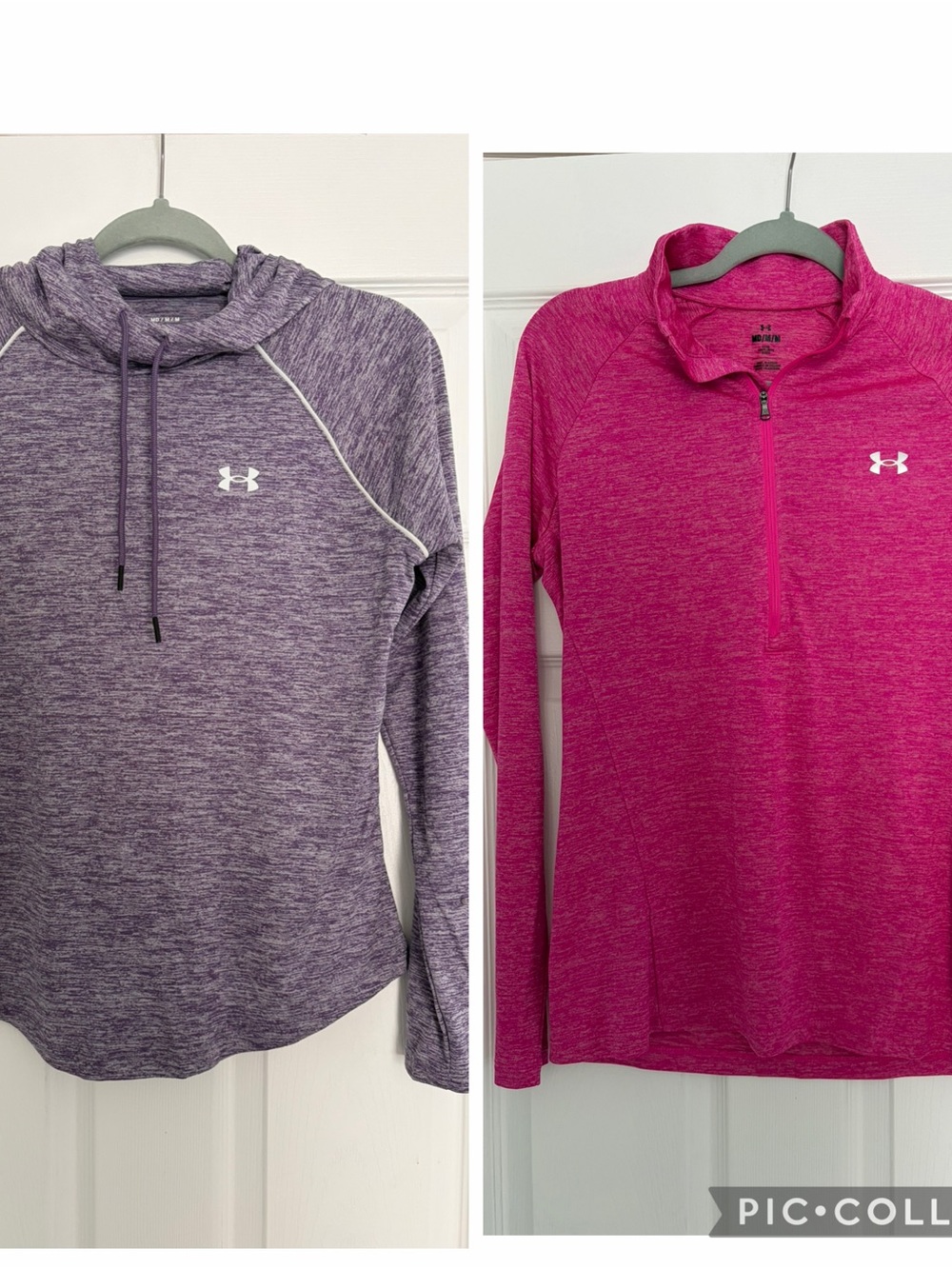 Under Armour set of 2 light weight athletic jackets size M